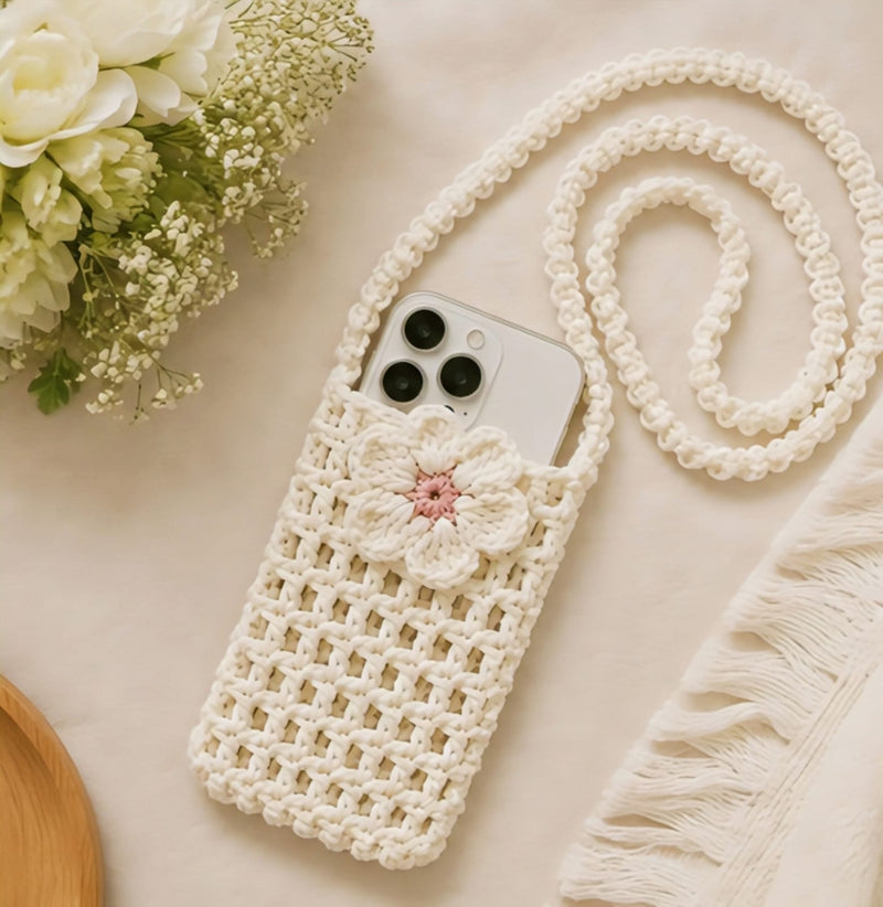 Crochet Mobile Air Buds Cover