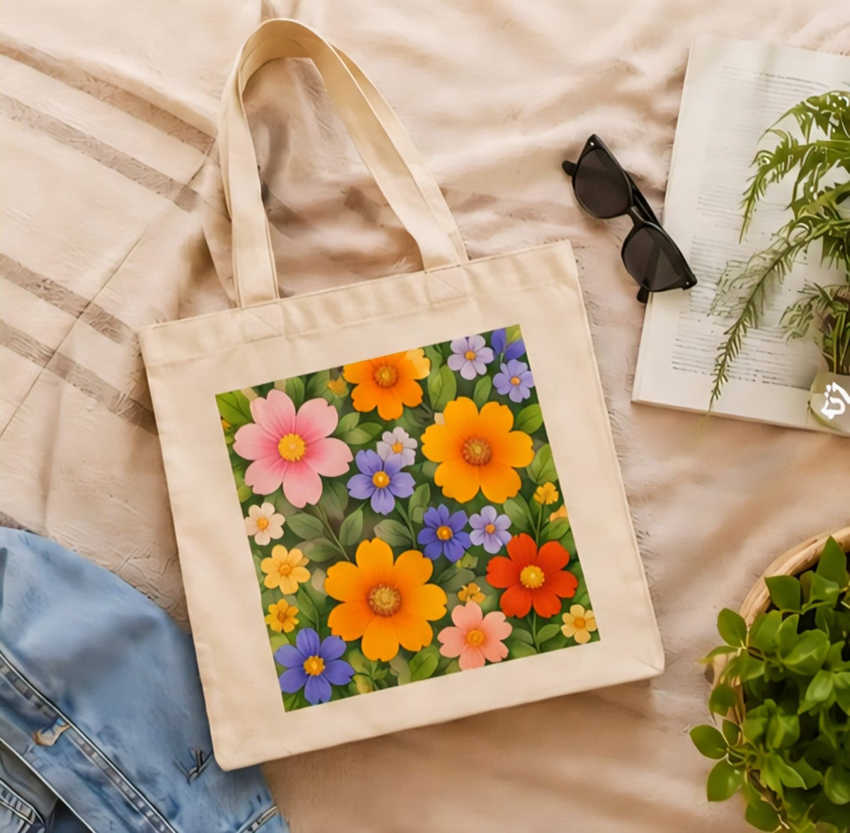 DTF Sticker Tote Bags