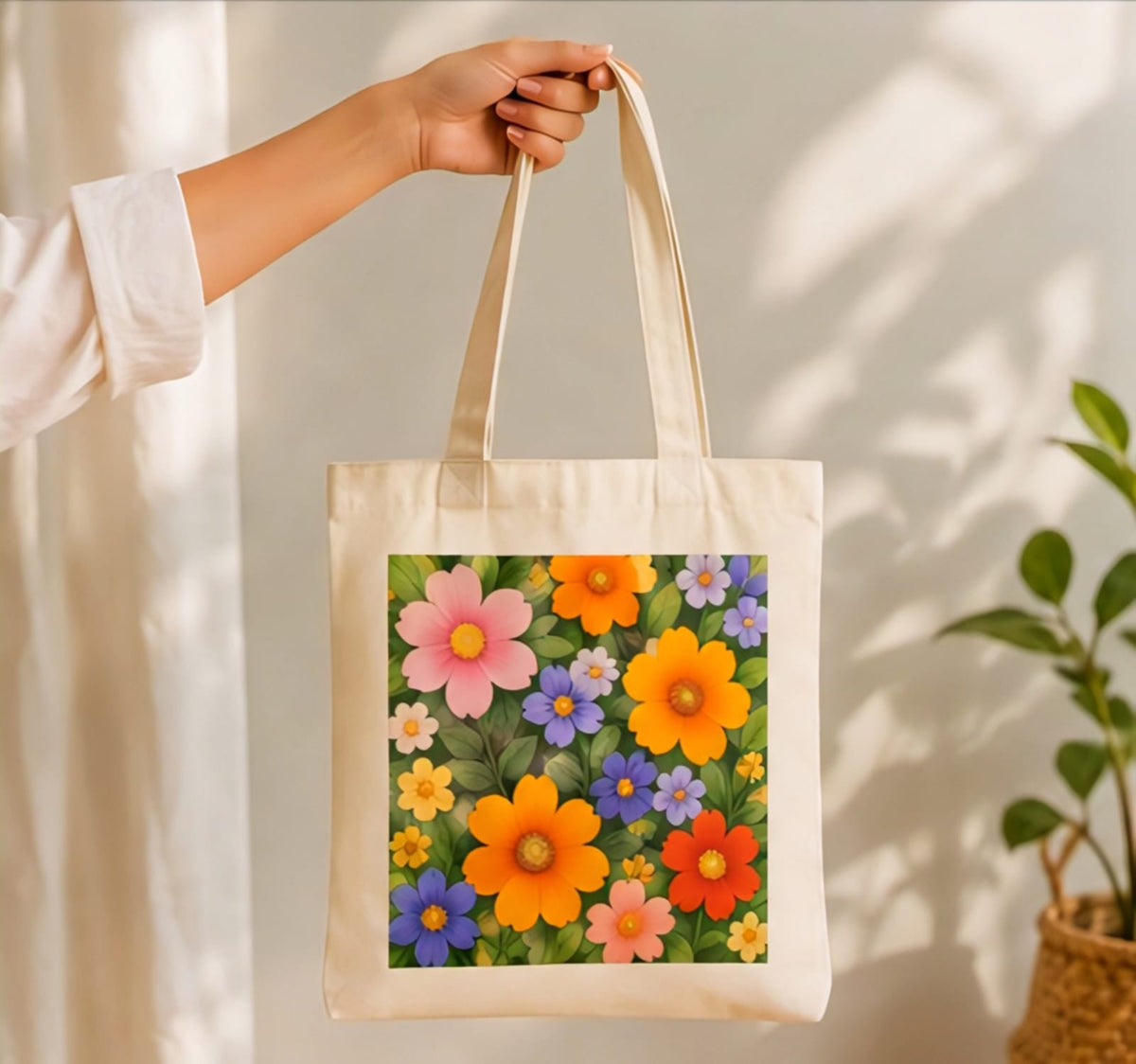 DTF Sticker Tote Bags