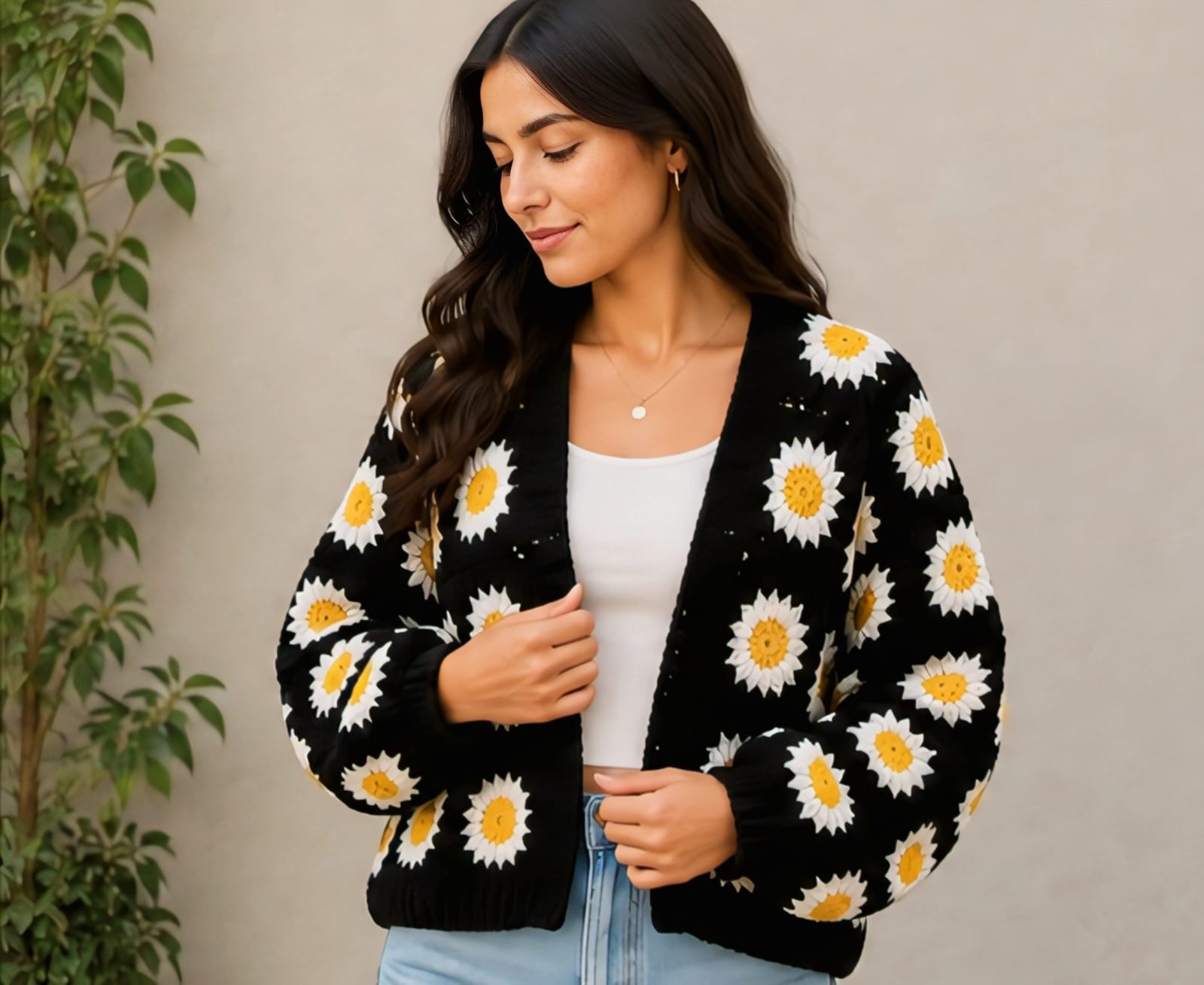 Daisy Blossom cardigan