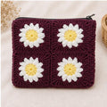 Crochet Daisy Pouch
