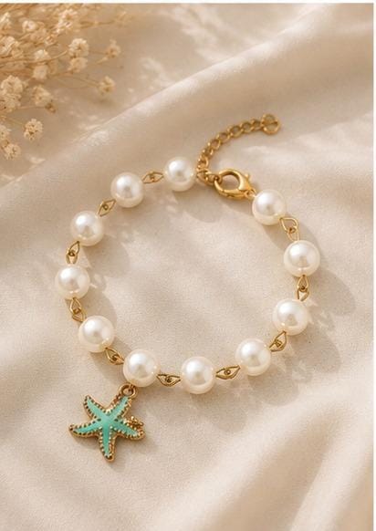 Pearl Starfish Bracelet