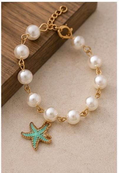Pearl Starfish Bracelet