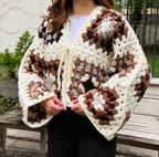 Neutral Warmth Crochet Jacket